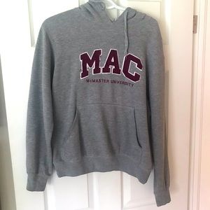 Grey MAC university hoody